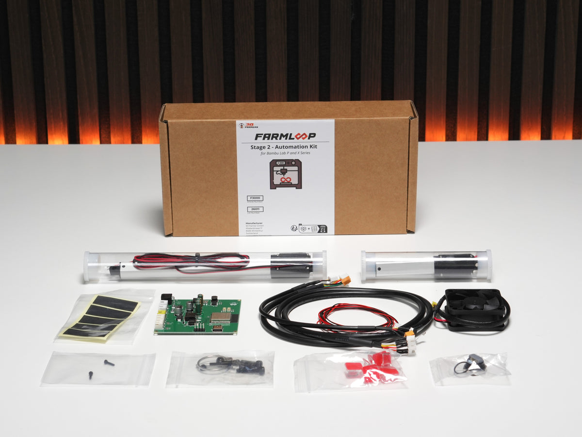 FarmLoop Stage 2 Kit – Bambu Lab P1S, P2S & X1C 3D Printer Automation ...